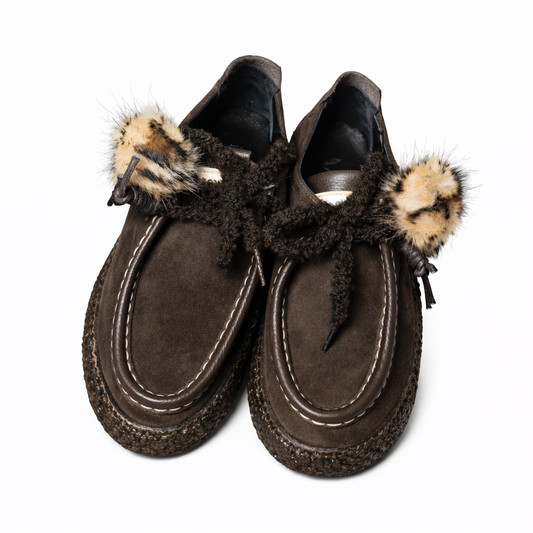 Skórzane mokasyny damskie ze skóry naturalnej